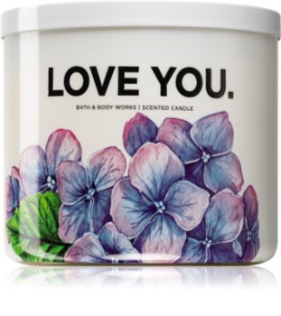Bath & Body Works Fresh Cut Lilacs vonná svíčka (Love You) 411 g