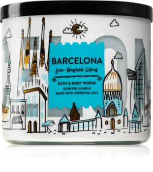 Bath & Body Works Sun-Washed Citrus scented candle II. (Barcelona) 411 g