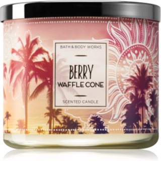 Bath & Body Works Berry Waffle Cone bougie parfumée 411 g