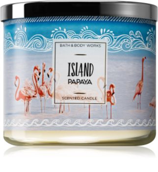 Bath Body Works Island Papayascented Candle