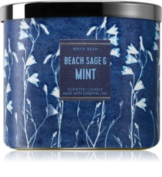 Bath & Body Works Beach Sage & Mint scented candle 411 g