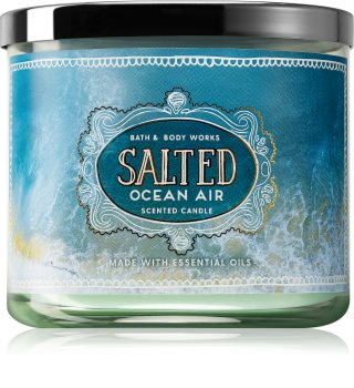 Bath & Body Works Salted Ocean Air vonná svíčka 411 g