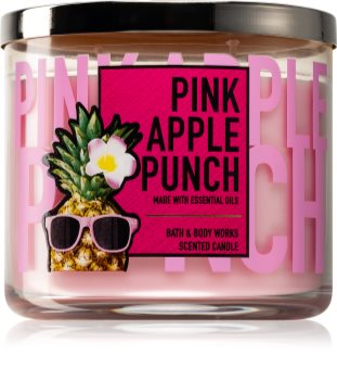 Bath & Body Works Pink Apple Punch scented candle 411 g