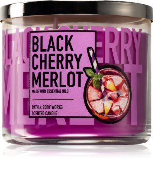 Bath & Body Works Black Cherry Merlot vonná svíčka 411 g