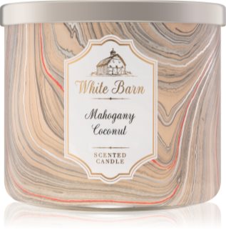 Bath & Body Works White Barn Mahogany Coconut lumanari parfumate I.