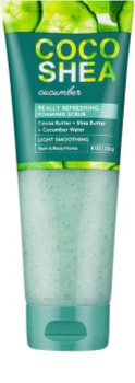 Bath & Body Works Cocoshea Cucumber exfoliant de corp pentru femei 226 g