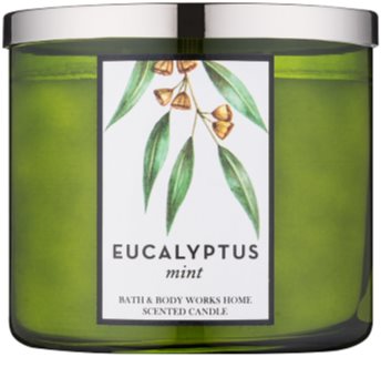 Bath & Body Works Eucalyptus Mint illatos gyertya 411 g