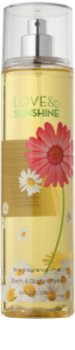Bath & Body Works Love and Sunshine telový sprej pre ženy 236 ml