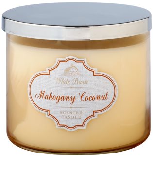 Bath & Body Works White Barn Mahogany Coconut Scented Candle 411 g