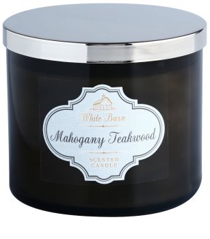 Bath & Body Works White Barn Mahogany Teakwood bougie parfumée 411 g