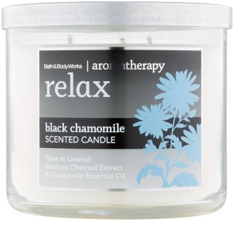 Bath & Body Works Relax Black Chamomile lumanari parfumate 411 g