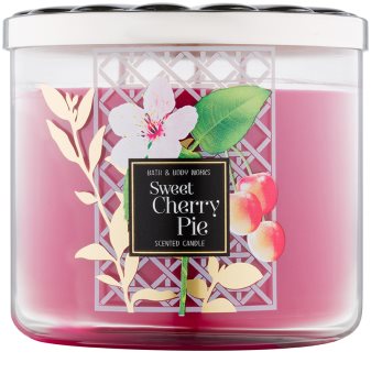 Bath & Body Works Sweet Cherry Pie vonná svíčka 411 g