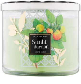 Bath & Body Works Sunlit Garden vonná svíčka 411 g