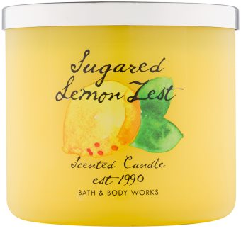 Bath & Body Works Sugared Lemon Zest Scented Candle 411 g