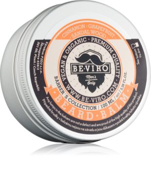 Be-Viro Men’s Only Grapefruit, Cinnamon, Sandal Wood baume à barbe