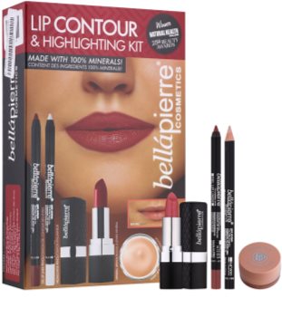 BelláPierre Lip Contour & Highlighting Kit Kosmetik-Set I.