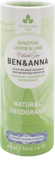 ben & anna lemon & lime dezodorant w sztyfcie 40 g   
