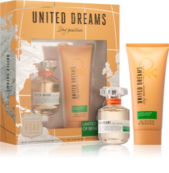 Benetton United Dreams for him Stay Positive Gift Set III. for Women