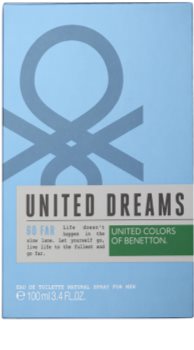 Benetton United Dreams Men Go Far Eau de Toilette für Herren 100 ml