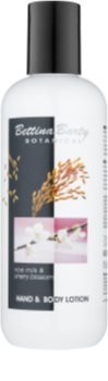 Bettina Barty Botanical Rise Milk & Cherry Blossom lait mains et corps effet hydratant