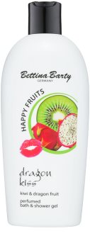 Bettina Barty Happy Fruits Kiwi & Dragon Fruit sprchový a kúpeľový gél