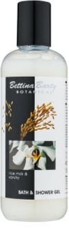 Bettina Barty Botanical Rise Milk & Vanilla sprchový a kúpeľový gél