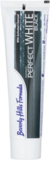 Beverly Hills Formula Perfect White Black bleichende Zahnpasta mit Aktivkohle für frischen Atem