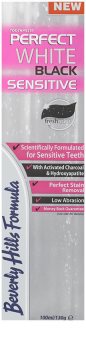 Beverly Hills Formula Perfect White Black Sensitive bieliaca zubná pasta s aktívnym uhlím pre citlivé zuby