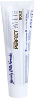 Beverly Hills Formula Perfect White Gold dentífrico branqueador com partículas de ouro