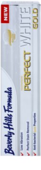 Beverly Hills Formula Perfect White Gold dentífrico branqueador com partículas de ouro