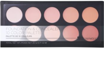 BH Cosmetics 10 Color Concealer and Foundation Palette