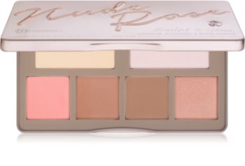 BH Cosmetics Nude Rose Sculpt & Glow Konturier-Palette für die Wangen