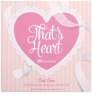 BH Cosmetics That´s Heart paleta kosmetyków do makijażu z lusterkiem