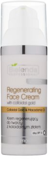 Bielenda Professional Collodial Gold & Macadamia Oil regenerierende Creme LSF 10