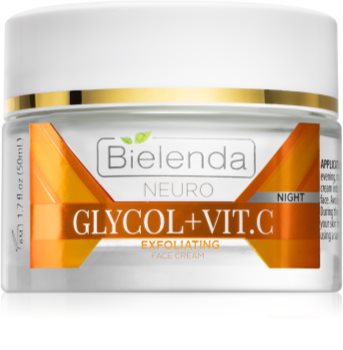 Bielenda Neuro Glicol + Vit. C нічний крем з ефектом пілінгу