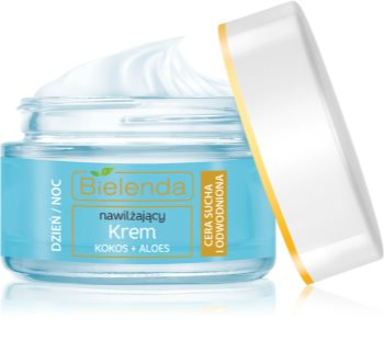 Bielenda Hydra Care Coconut & Aloe intensief hydraterende crème voor Gedehydrateerde Droge Huid