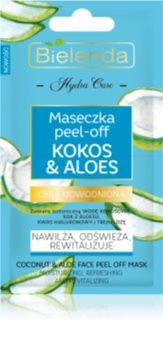 Bielenda Hydra Care Coconut & Aloe Peel-Off Gezichtsmasker met Hydraterende Werking