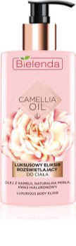 Bielenda Camellia Oil lotiune de corp hidratanta cu particule stralucitoare