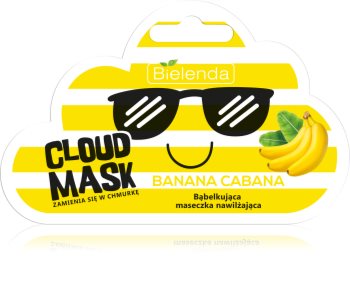 Bielenda Cloud Mask Banana Cabana maschera idratante viso