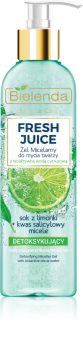 Bielenda Fresh Juice Lime gel de limpeza micelar