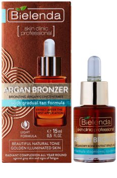 Bielenda Skin Clinic Professional Argan Bronzer samoopalovací olej na obličej
