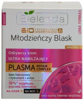Bielenda BioTech 7D Youthful Glow nährende und feuchtigkeitsspendende Creme für trockene bis empfindliche Haut
