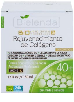 Bielenda BioTech 7D Collagen Rejuvenation 40+ crema de noapte intensiva pentru fermitatea pielii
