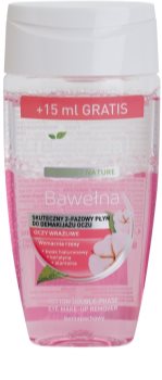 Bielenda Cotton Twee-Fasen Make-up Remover voor gevoellige Ogen en Versterking van Wimpers
