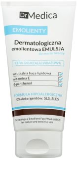 Bielenda Dr Medica Emollients dermatologiczna emulsja nawilżająca do mycia twarzy wrażliwej i dojrzałej skóry