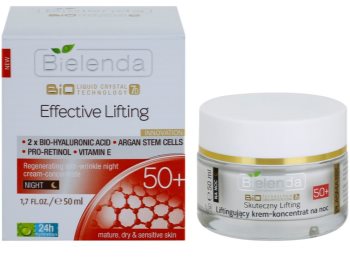 Bielenda Effective Lifting regenerierende Nachtcreme gegen Falten
