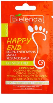 Bielenda Happy End konzentrierte Maske für Fußsohlen und Fersen mit regenerierender Wirkung
