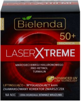 Bielenda Laser Xtreme 50+ noćna krema za zaglađivanje s lifting učinkom