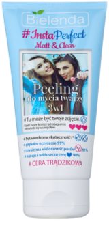 Bielenda #Insta Perfect Matt & Clear scrub viso 3 in 1 per pelli problematiche