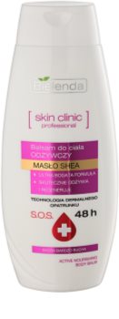 Bielenda Skin Clinic Professional S.O.S. leite corporal nutritivo com manteiga de karité